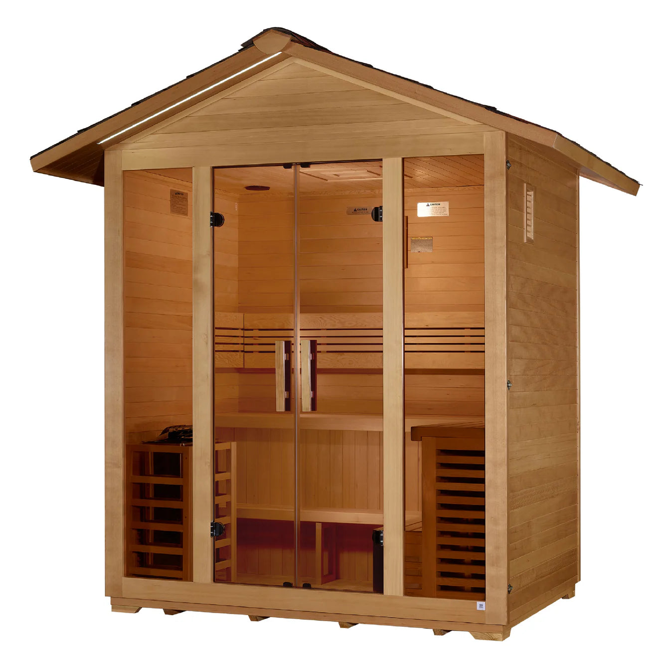 Golden Designs Vorarlberg 5 Person Traditional Outdoor Sauna
