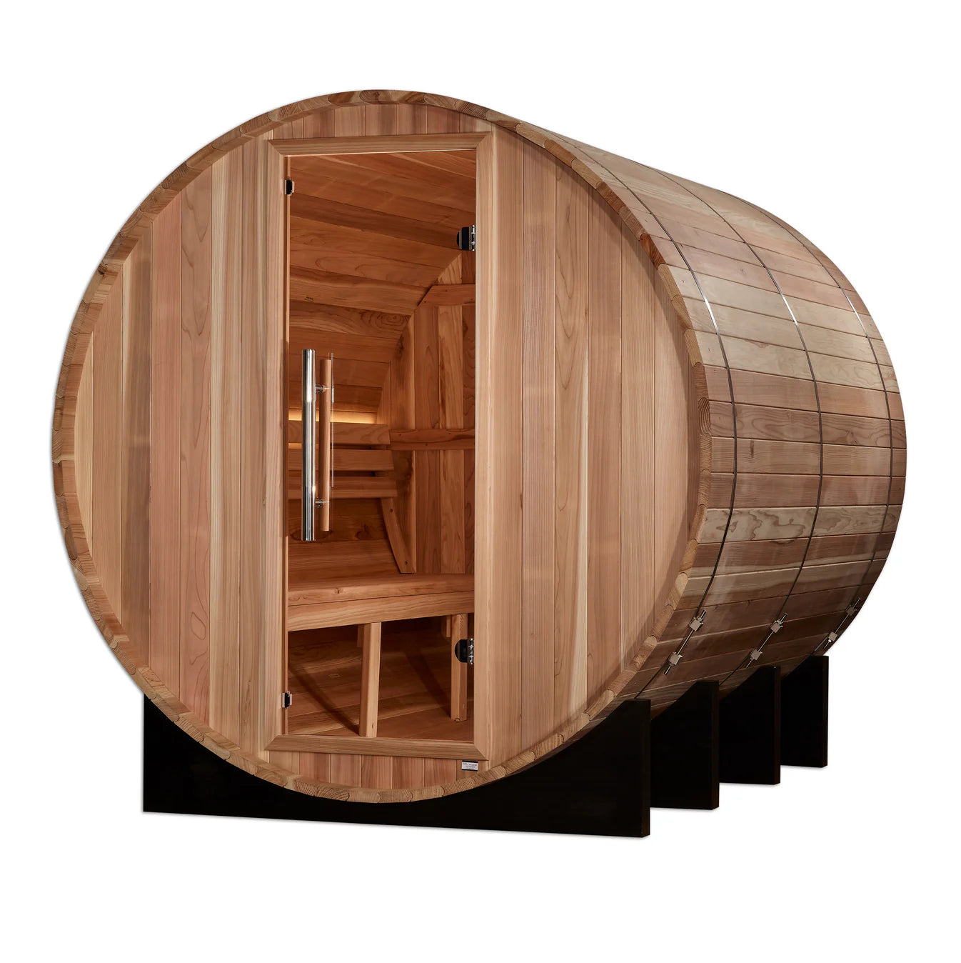 Golden Designs Klosters 6 Person Barrel Traditional Sauna