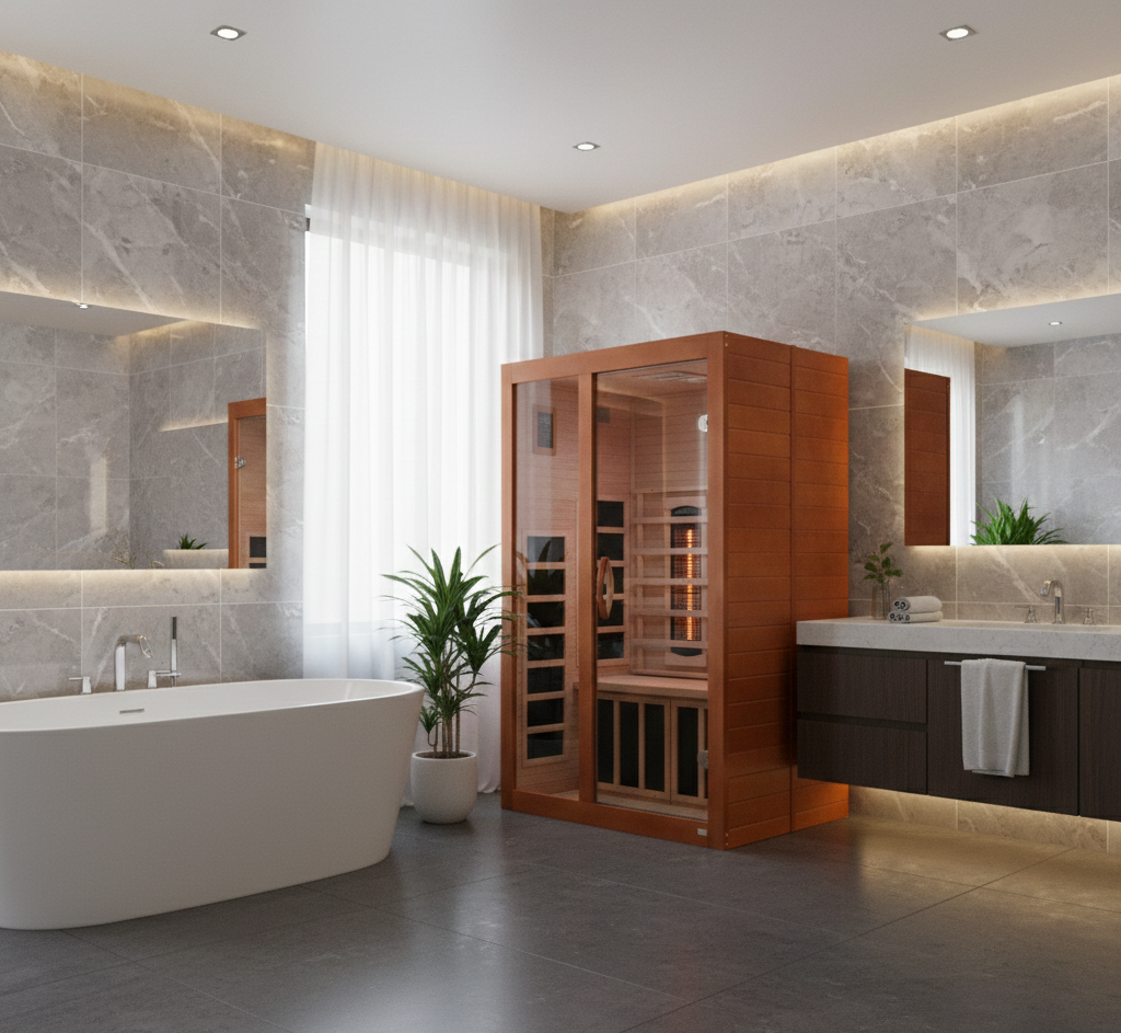 Dynamic Santiago 2 Person Full Spectrum IR Sauna