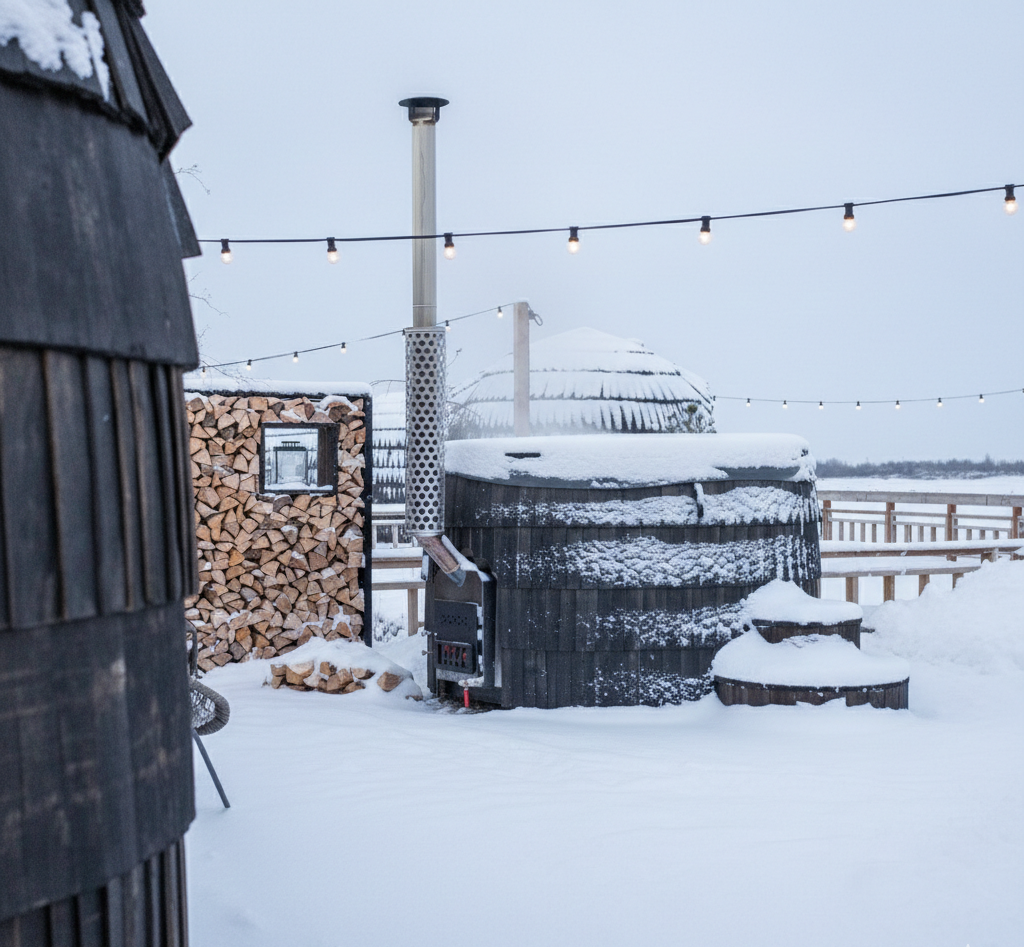 Iglucraft Wood-Burning Hot Tub