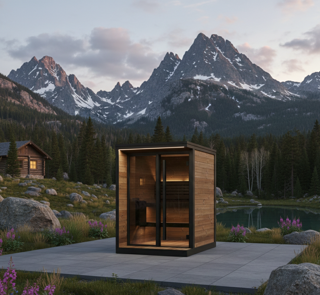 SaunaLife GL4 Outdoor Sauna Kit