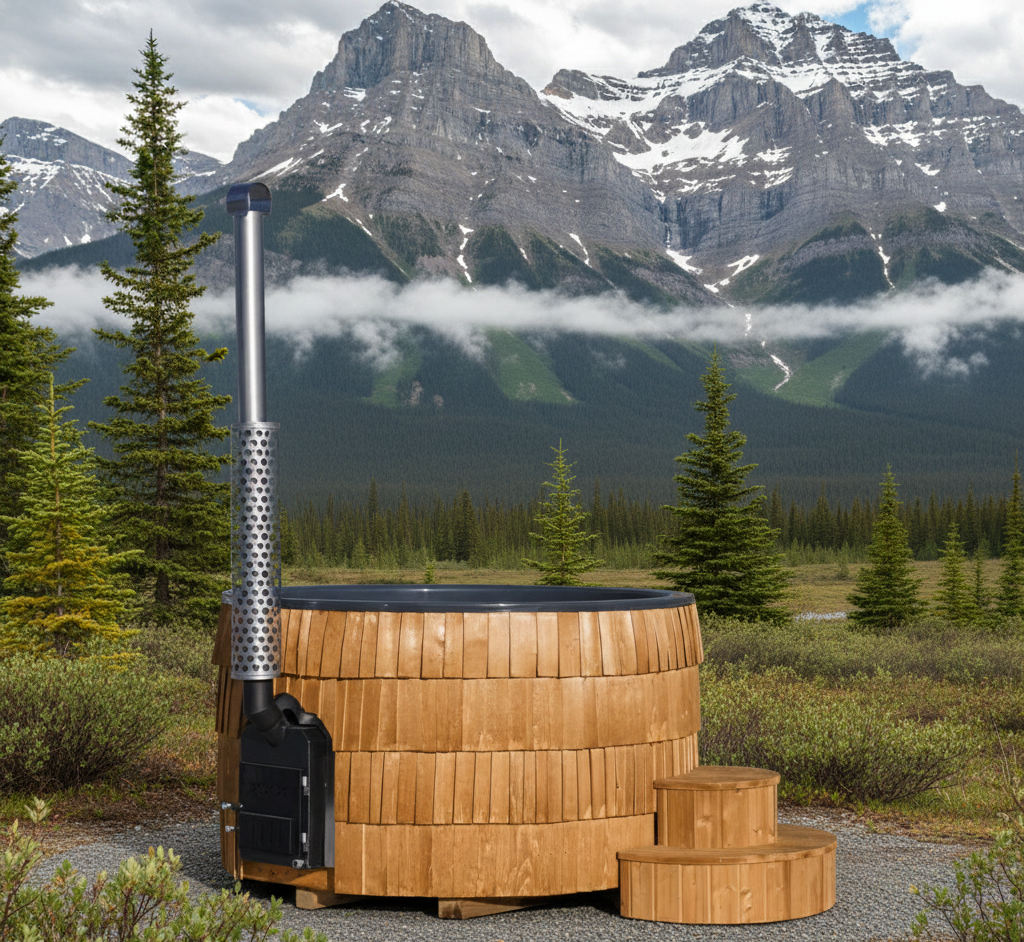 Iglucraft Wood-Burning Hot Tub