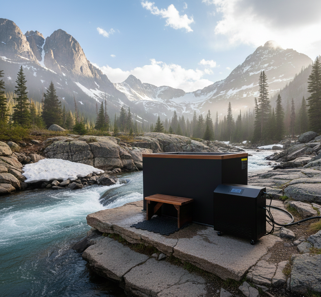 Dynamic Cold Therapy CUBOID Plastic Cold Plunge Tub