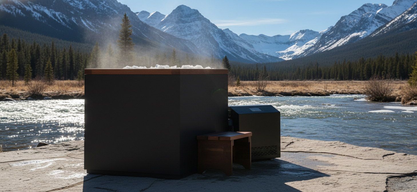 Dynamic Cold Therapy CUBOID Plastic Cold Plunge Tub