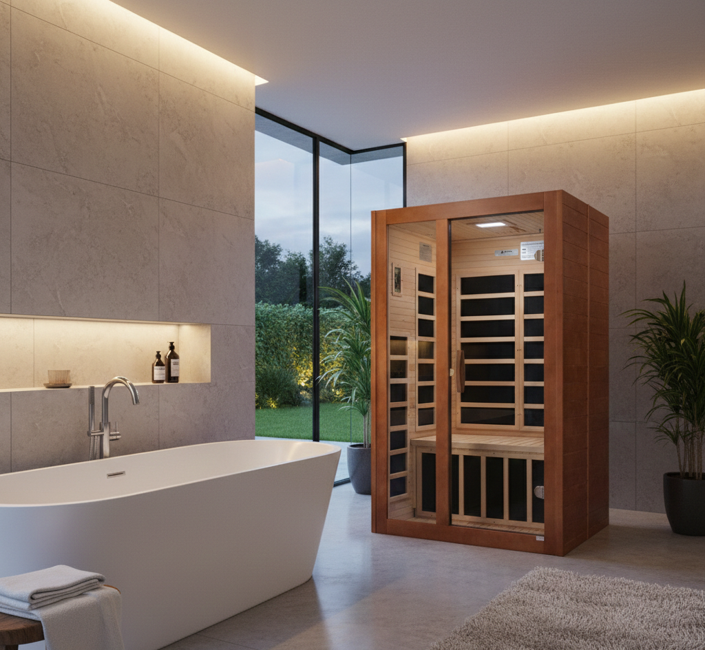 Dynamic Santiago 2 Person Ultra Low EMF FAR IR Sauna