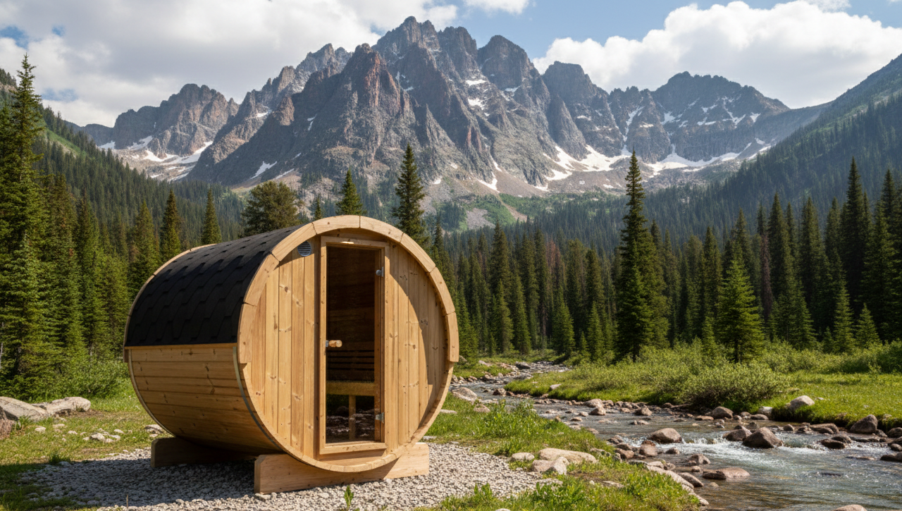 SaunaLife Model E8W Sauna Barrel-Window