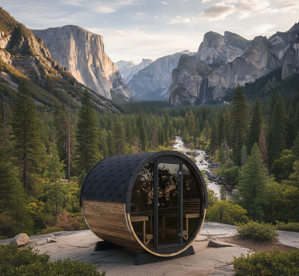 SaunaLife Model EE8G Sauna Barrel