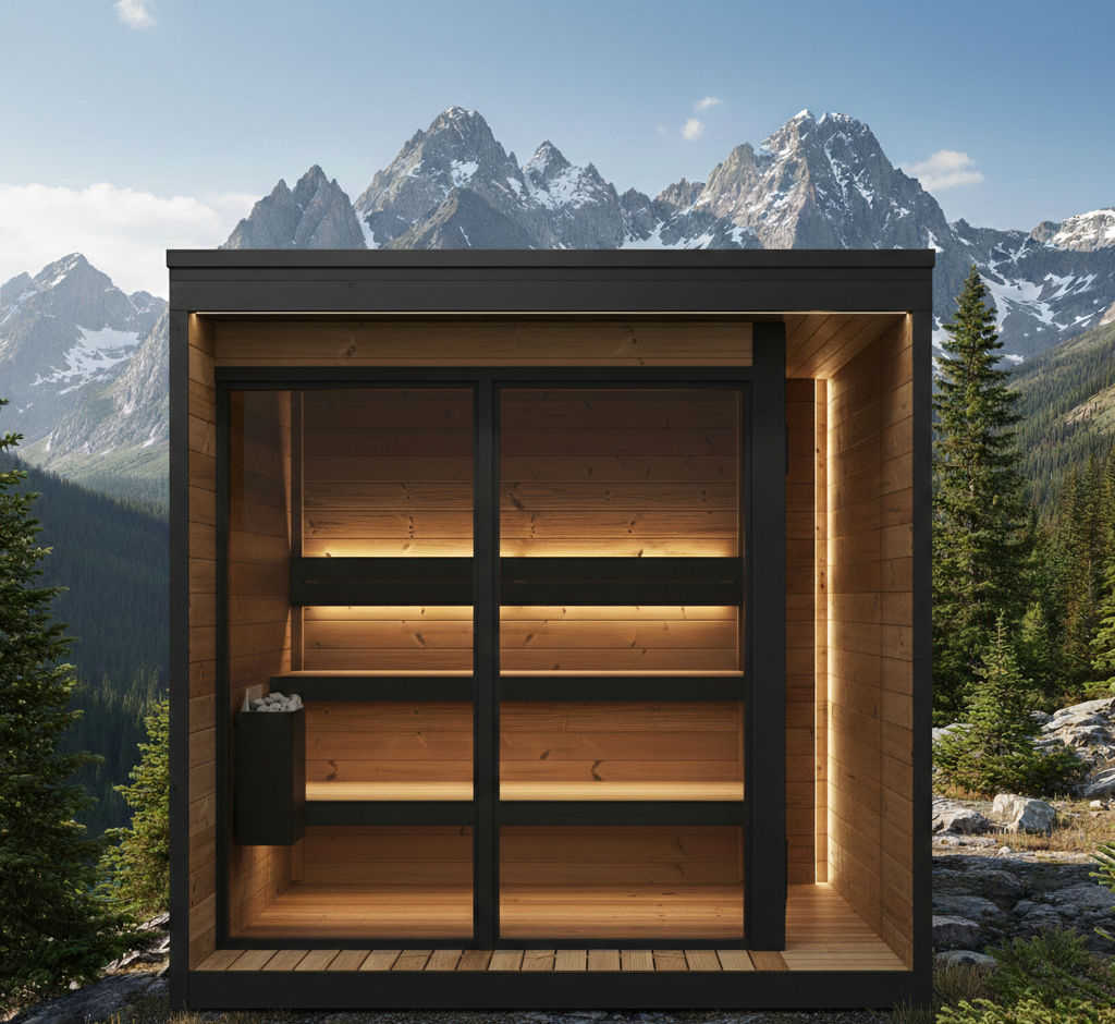 SaunaLife GL6 Outdoor Sauna Kit