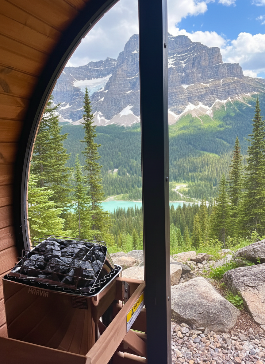 SaunaLife Model EE6G Sauna Barrel