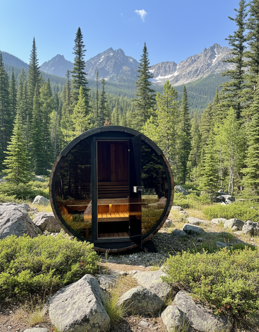 SaunaLife Model EE6G Sauna Barrel