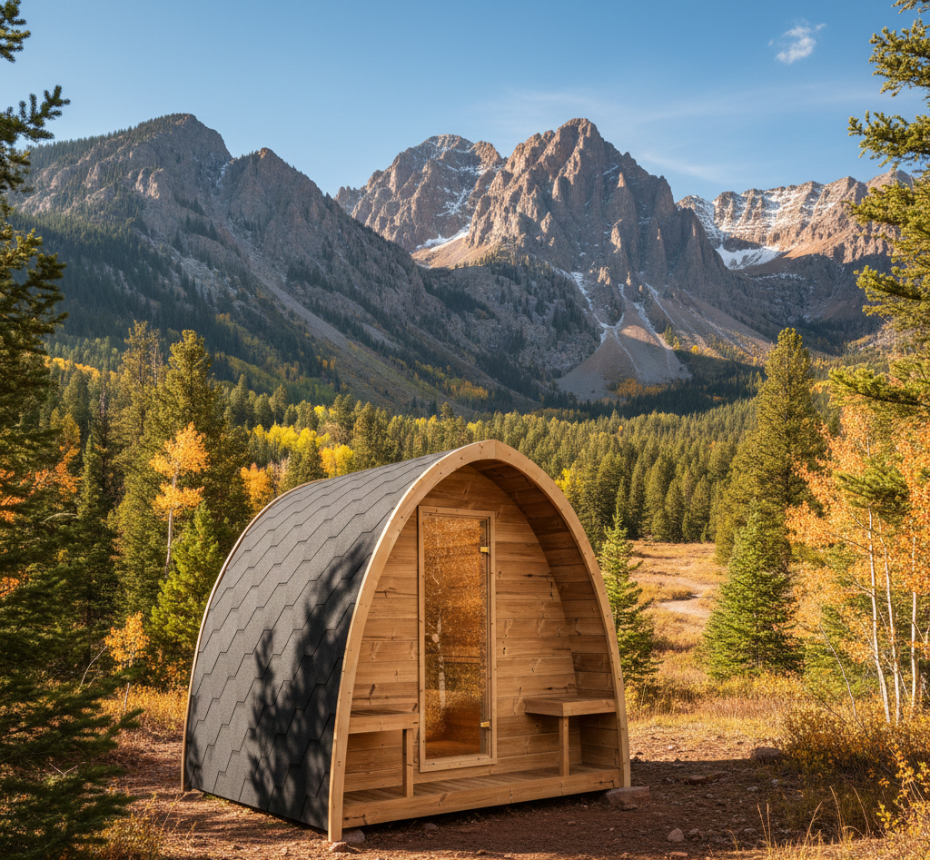 SaunaLife Model G3 Outdoor Home Sauna Kit