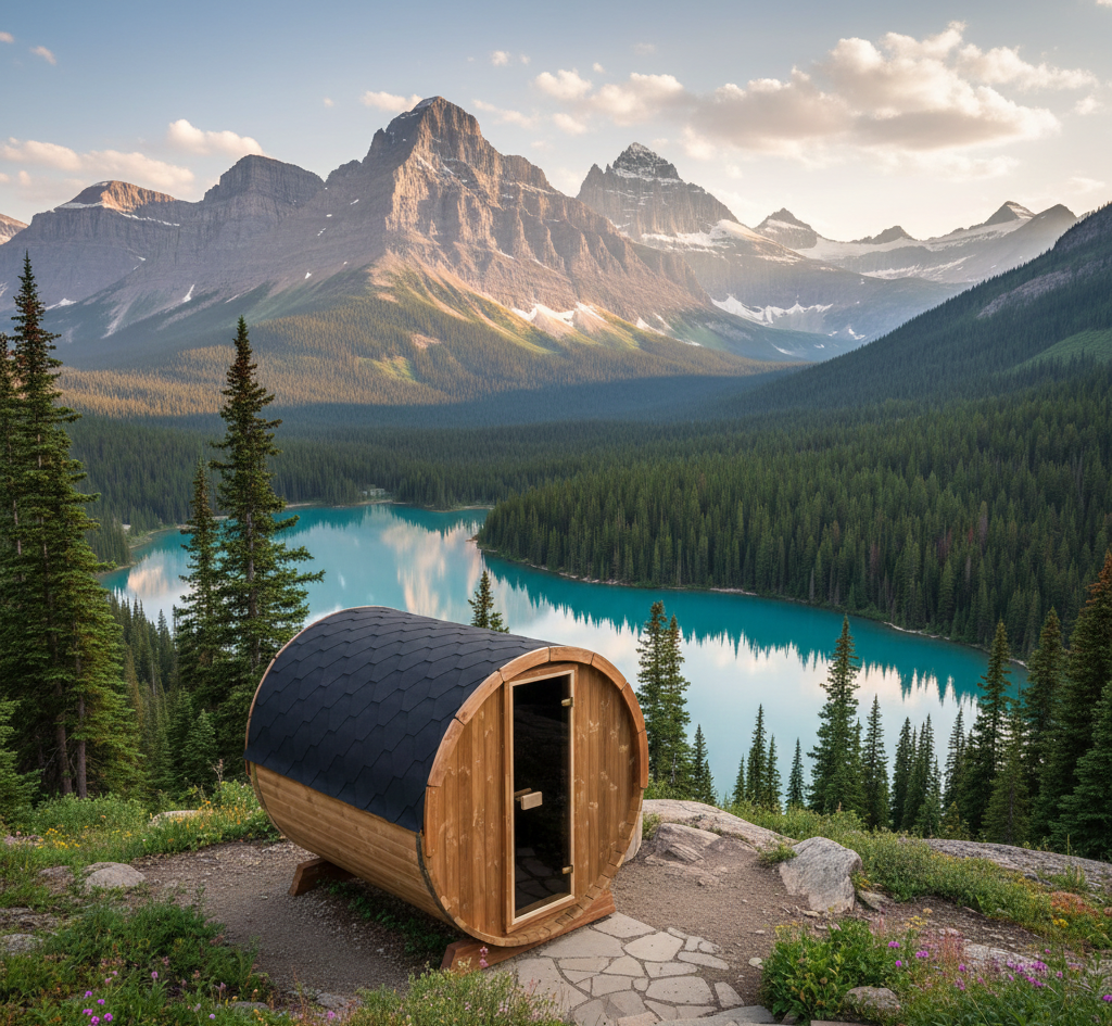 SaunaLife Model E6W Sauna Barrel-Window