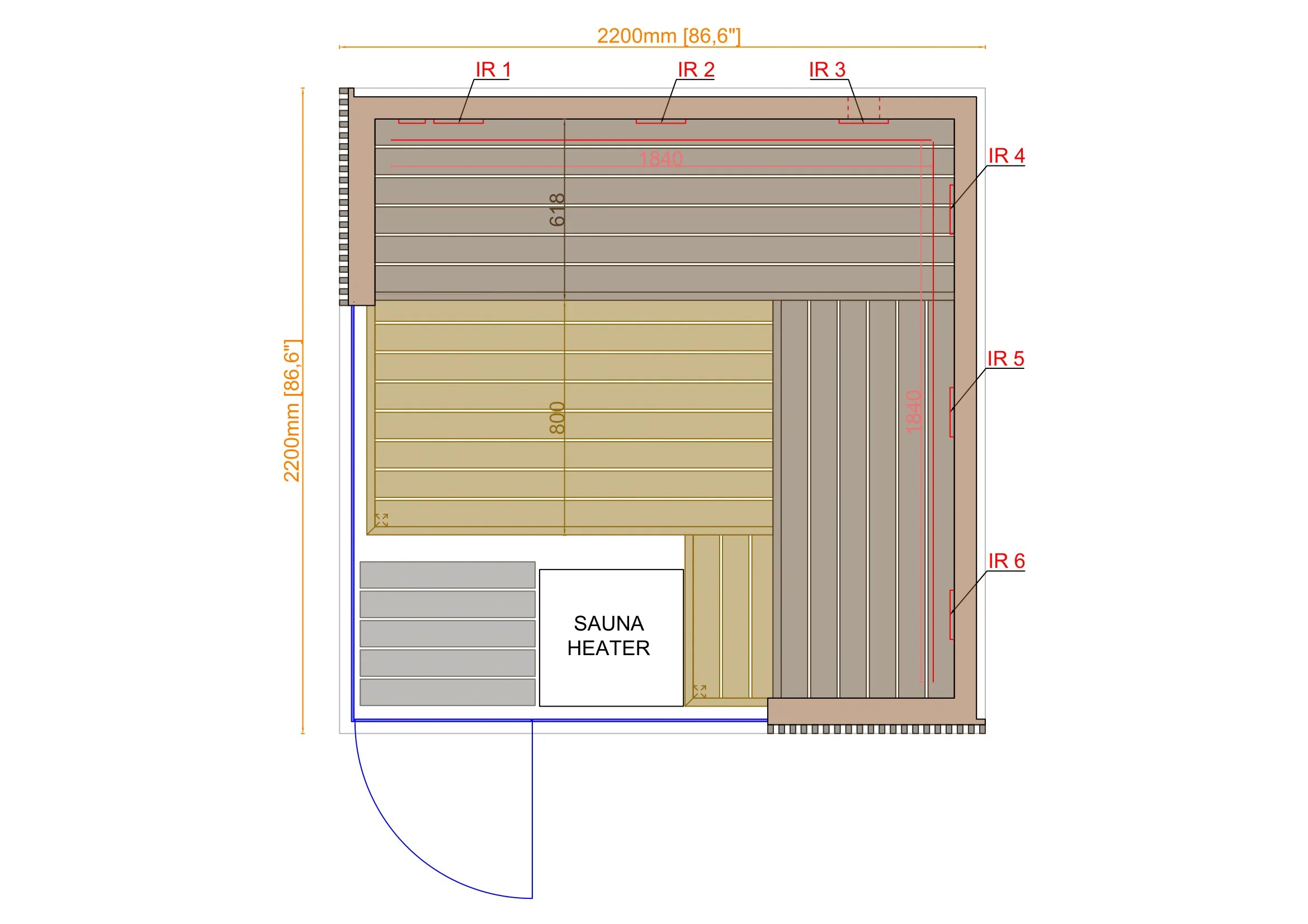 ThermaSol Aalto Sauna Cabin